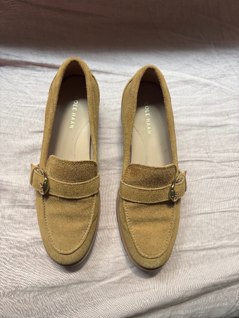 Like new Cole Haan Water Resistant suede loafer